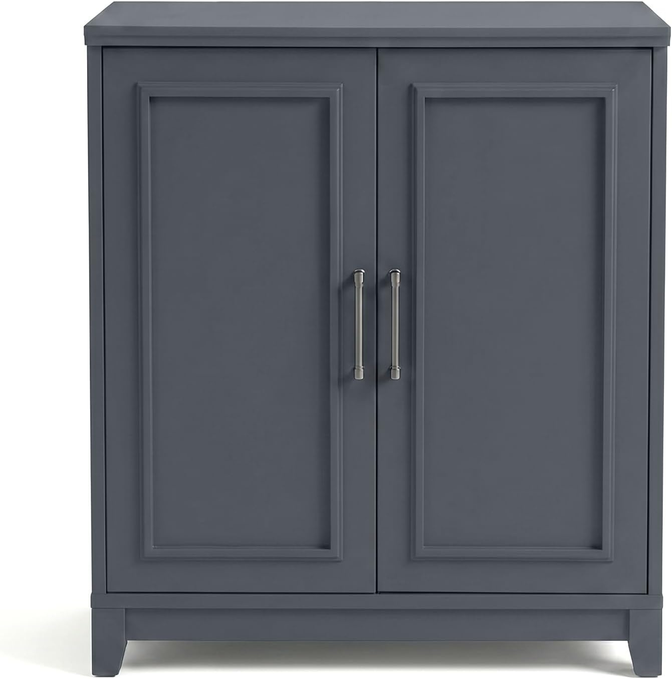 image:imageMartha Stewart Lily Pond Modular Storage Cabinet Slate BlueSlate Blue FrameGunmetal Hardware