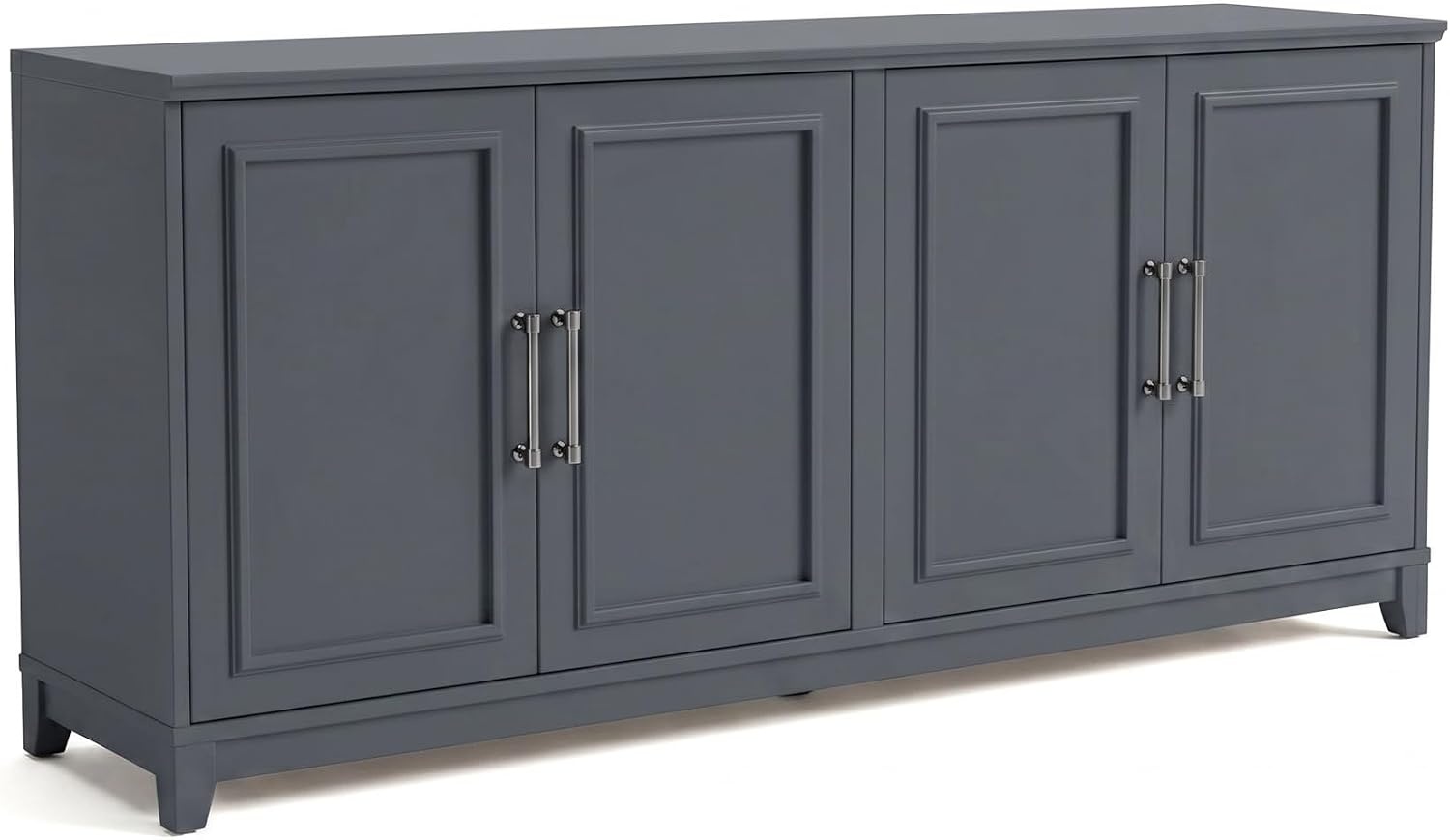 image:imageMartha Stewart Lily Pond Modular Storage Cabinet Slate BlueSlate Blue FrameGunmetal Hardware