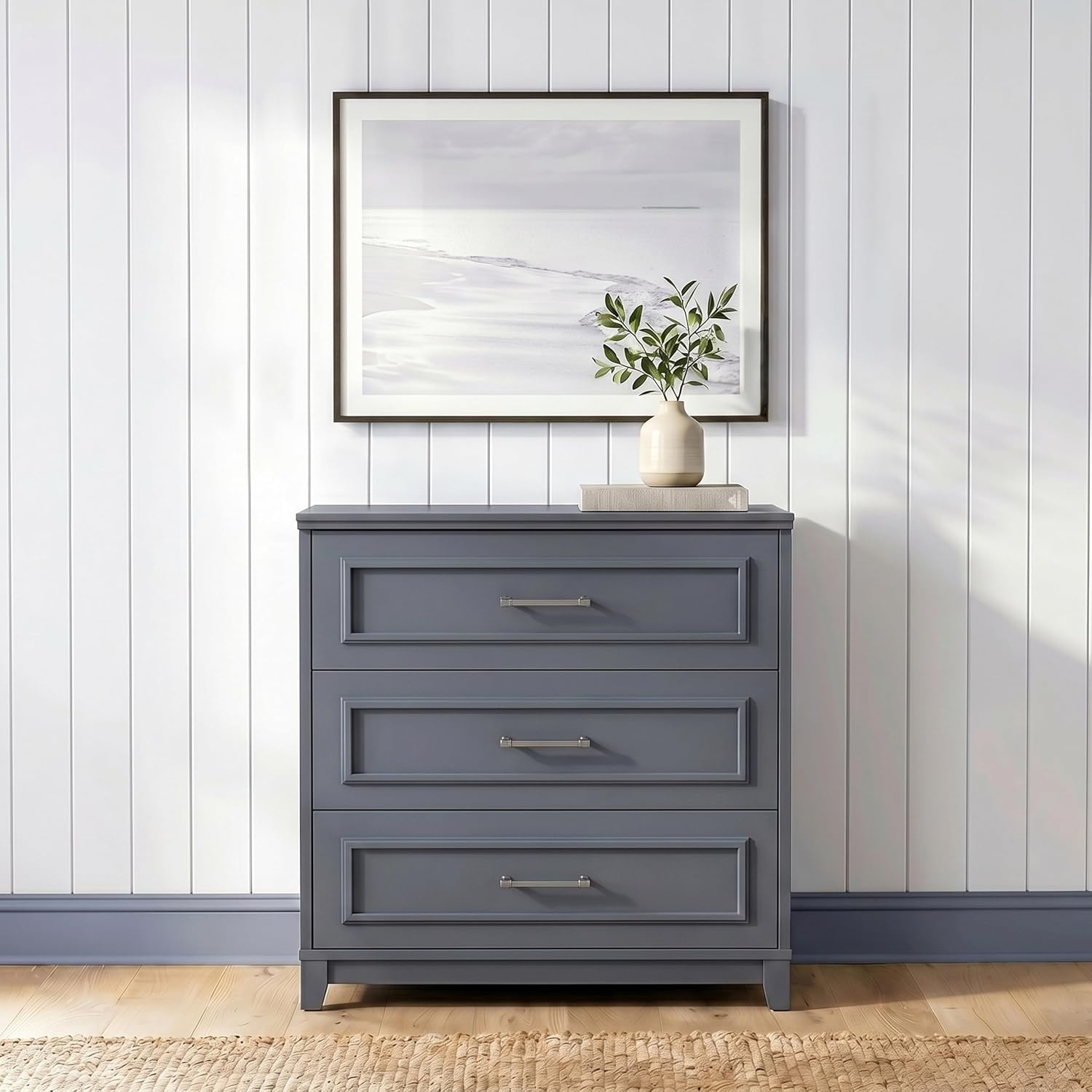 image:imageMartha Stewart Lily Pond Modular Storage Cabinet Slate BlueSlate Blue FrameGunmetal Hardware