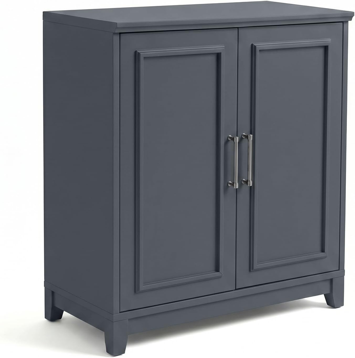 image:imageMartha Stewart Lily Pond Modular Storage Cabinet Slate BlueSlate Blue FrameGunmetal Hardware