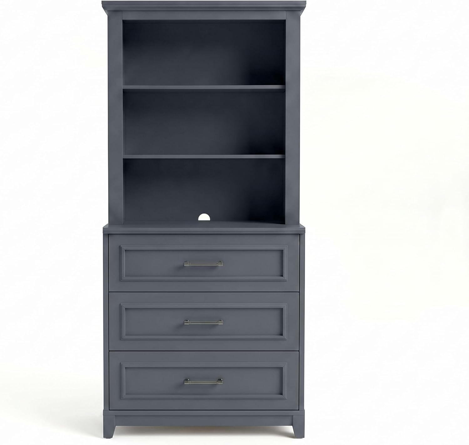 image:imageMartha Stewart Lily Pond Modular Storage Cabinet Slate BlueSlate Blue FrameGunmetal Hardware
