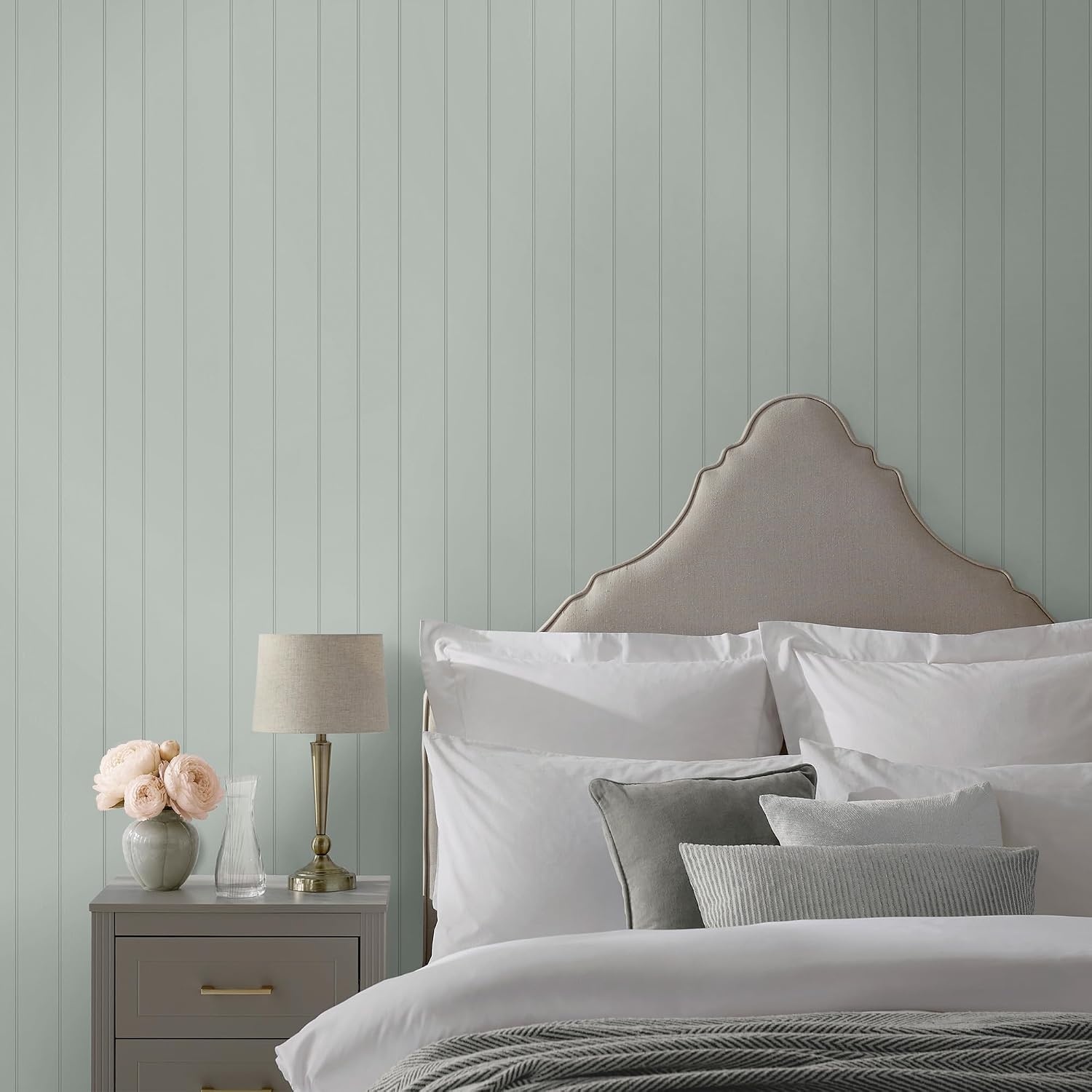 image:imageMartha Stewart Wood Panel Sage Wallpaper Farmhouse Cottage NonPasted Premium Wallpaper for Walls Kitchen Bedrooms Living Rooms