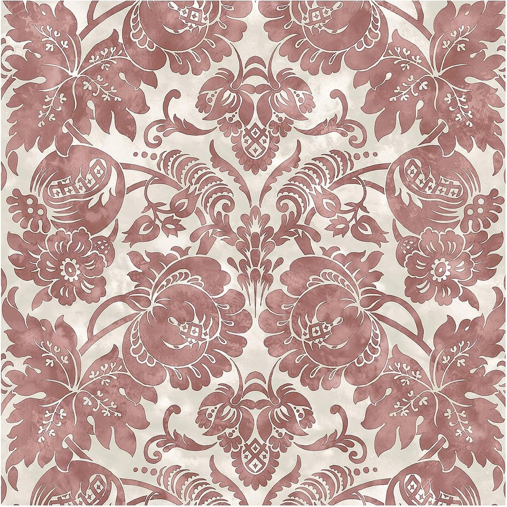 image:imageMartha Stewart Florentine Russet Wallpaper Botanical Farmhouse Cottage NonPasted Premium Wallpaper for Walls Kitchen Bedrooms Living Rooms