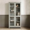 Bedford Gray Frame/Brushed Stainless Steel Hardware