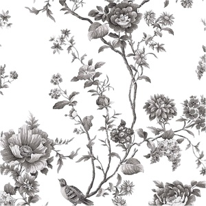 Martha Stewart Floral Vine Silhouette Wallpaper – Botanical, Farmhouse, Cottage, Non-Pasted Premium Wallpaper for Walls, Kitchen, Bedrooms, Living Rooms.