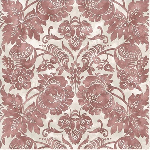 Martha Stewart Florentine Russet Wallpaper – Botanical, Farmhouse, Cottage, Non-Pasted Premium Wallpaper for Walls, Kitchen, Bedrooms, Living Rooms.