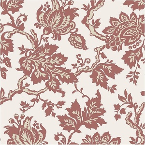 Martha Stewart Jacobean Russet Wallpaper – Botanical, Farmhouse, Cottage, Non-Pasted Premium Wallpaper for Walls, Kitchen, Bedrooms, Living Rooms.