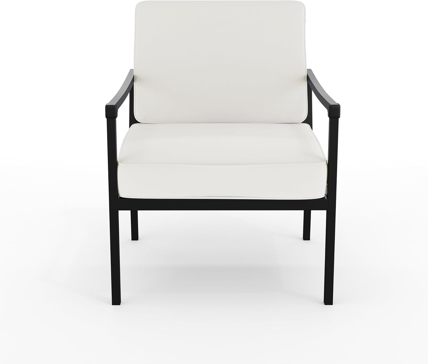 image:imageMartha Stewart Lily Pond IndoorOutdoor Patio Accent Chairs Black 2Pack