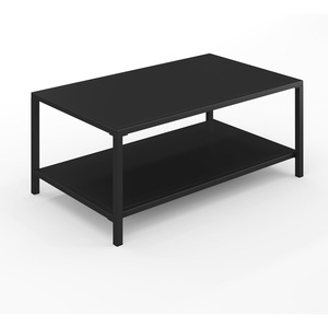 Martha Stewart Lily Pond Indoor/Outdoor Patio Coffee Table, Black