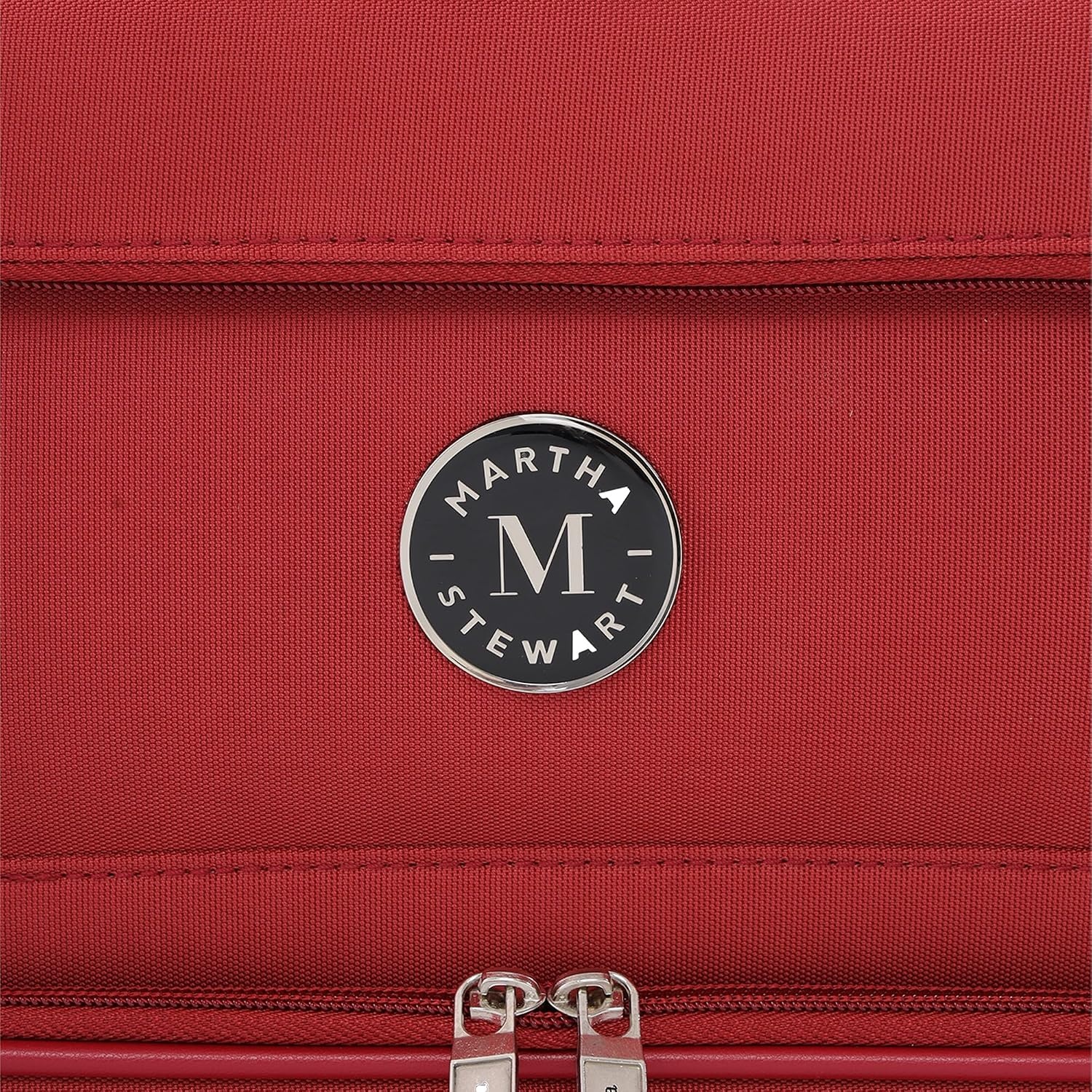 image:imageMartha Stewart Softside Checked Luggage 31 Extra Large Expandable Suitcase Large Checked Bag with Organized Interior amp 360 Spinner Wheels Light GrayTerra Cotta