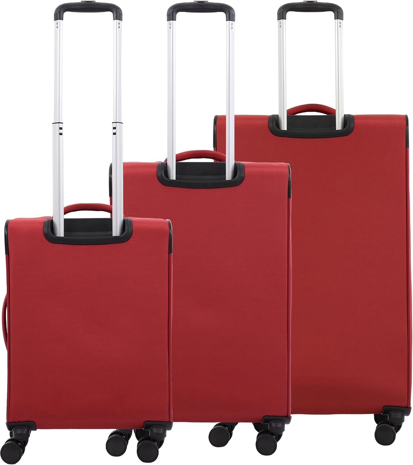 image:imageMartha Stewart Softside Checked Luggage 31 Extra Large Expandable Suitcase Large Checked Bag with Organized Interior amp 360 Spinner Wheels Light GrayTerra Cotta