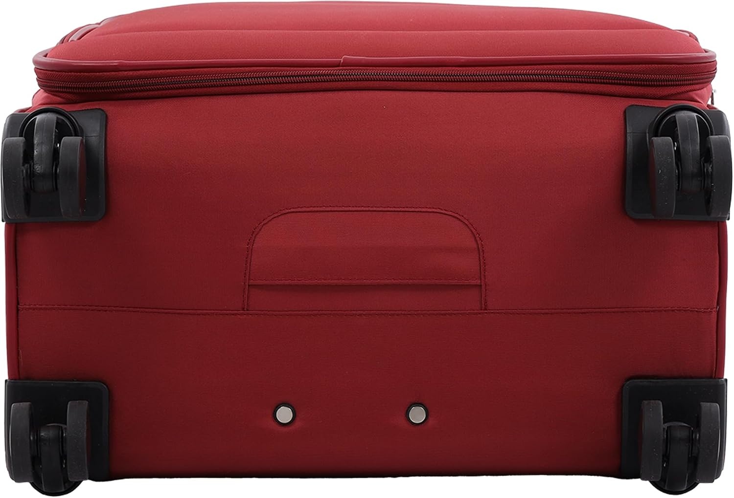 image:imageMartha Stewart Softside Checked Luggage 31 Extra Large Expandable Suitcase Large Checked Bag with Organized Interior amp 360 Spinner Wheels Light GrayTerra Cotta