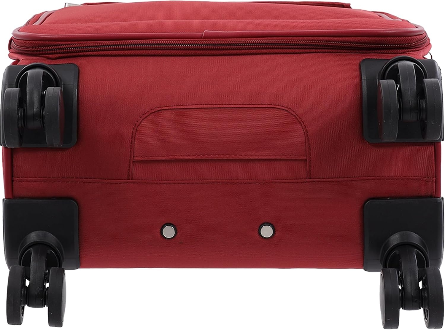 image:imageMartha Stewart Softside Checked Luggage 31 Extra Large Expandable Suitcase Large Checked Bag with Organized Interior amp 360 Spinner Wheels Light GrayTerra Cotta