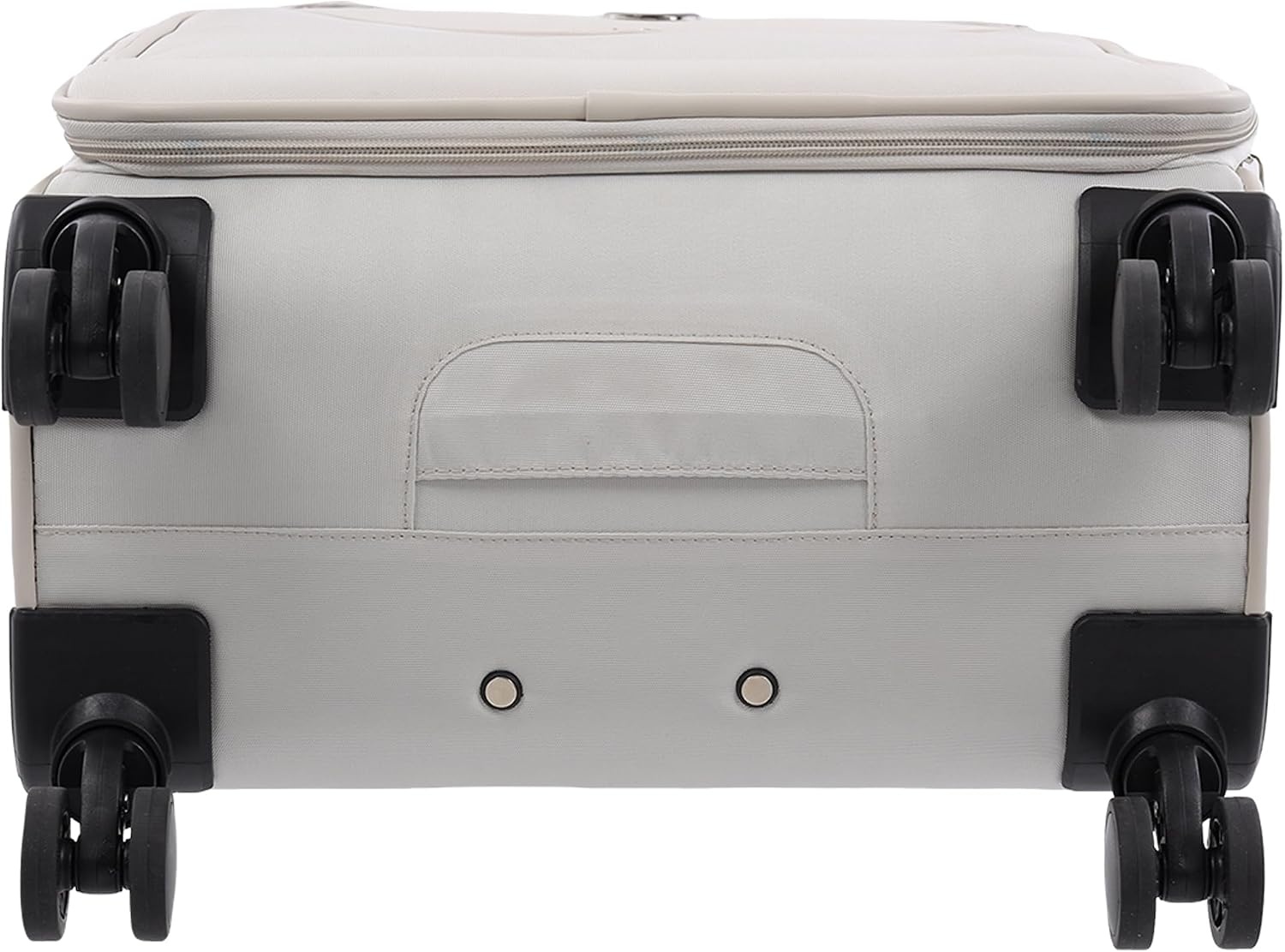 image:imageMartha Stewart Softside Checked Luggage 31 Extra Large Expandable Suitcase Large Checked Bag with Organized Interior amp 360 Spinner Wheels Light GrayLight Grey