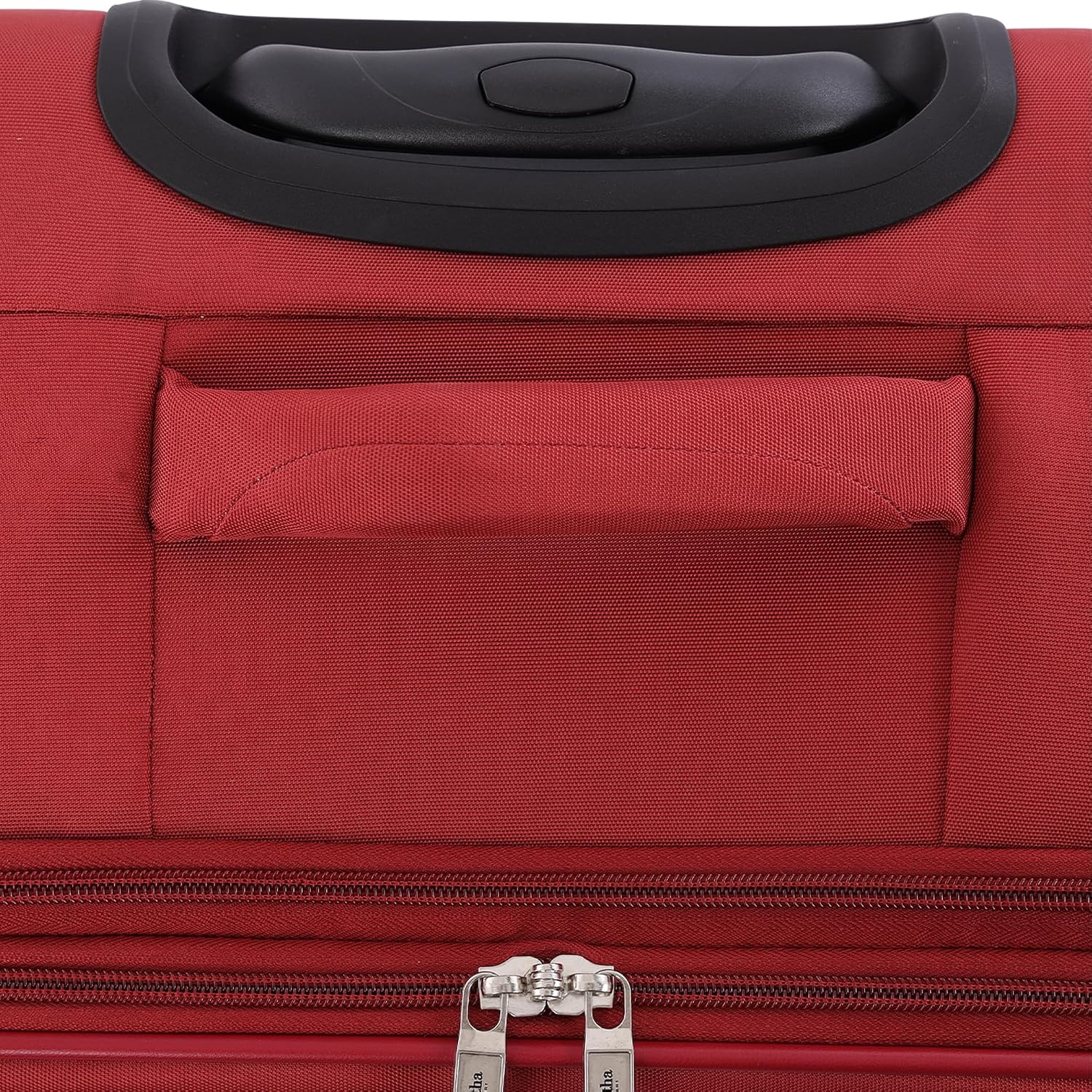 image:imageMartha Stewart Softside Checked Luggage 31 Extra Large Expandable Suitcase Large Checked Bag with Organized Interior amp 360 Spinner Wheels Light GrayTerra Cotta
