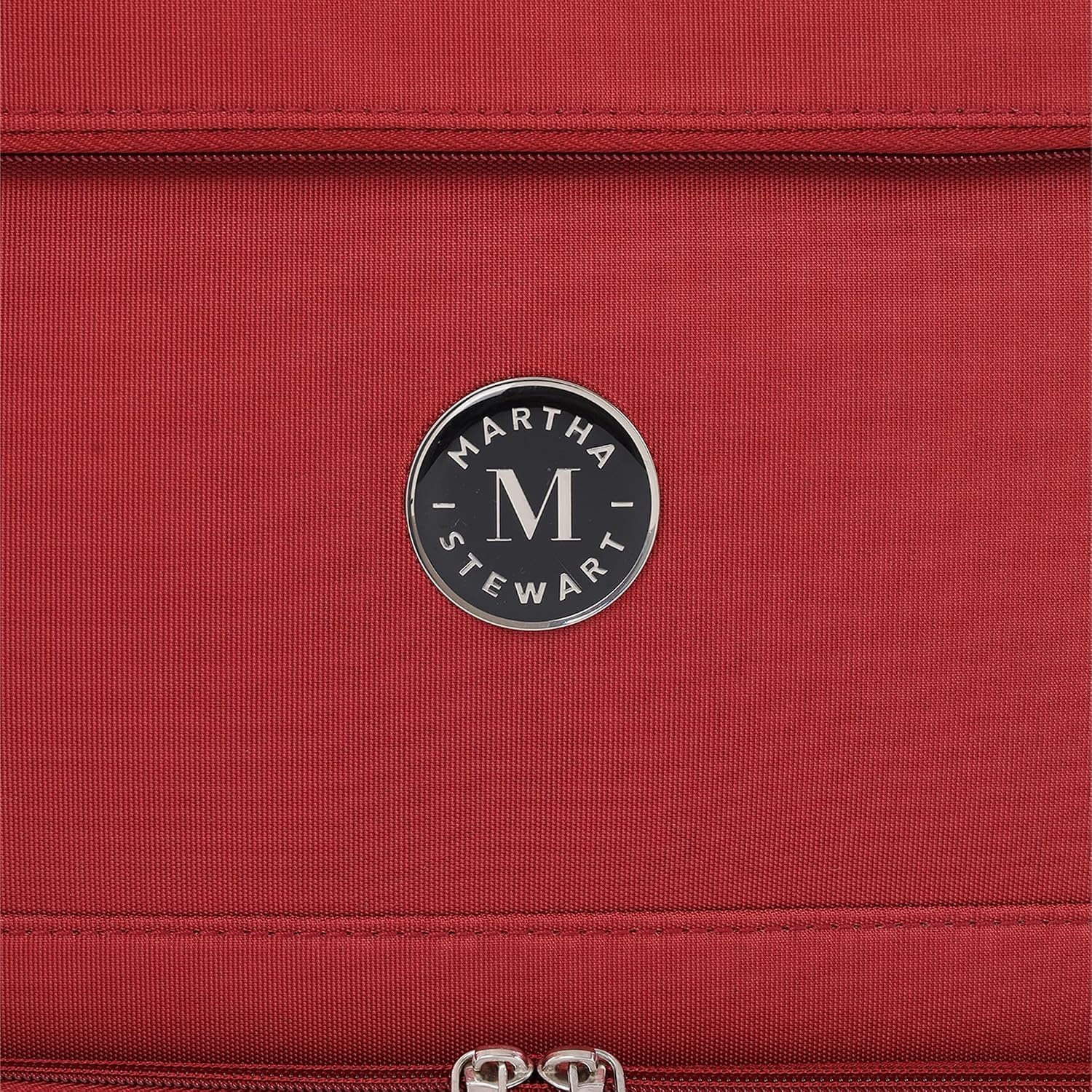 image:imageMartha Stewart Softside Checked Luggage 31 Extra Large Expandable Suitcase Large Checked Bag with Organized Interior amp 360 Spinner Wheels Light GrayTerra Cotta