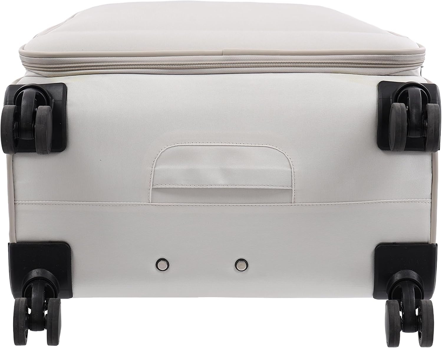 image:imageMartha Stewart Softside Checked Luggage 31 Extra Large Expandable Suitcase Large Checked Bag with Organized Interior amp 360 Spinner Wheels Light GrayLight Grey