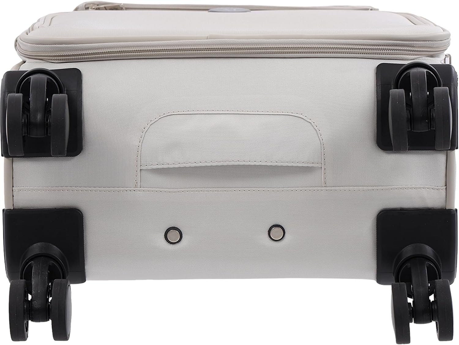 image:imageMartha Stewart Softside Checked Luggage 31 Extra Large Expandable Suitcase Large Checked Bag with Organized Interior amp 360 Spinner Wheels Light GrayLight Grey