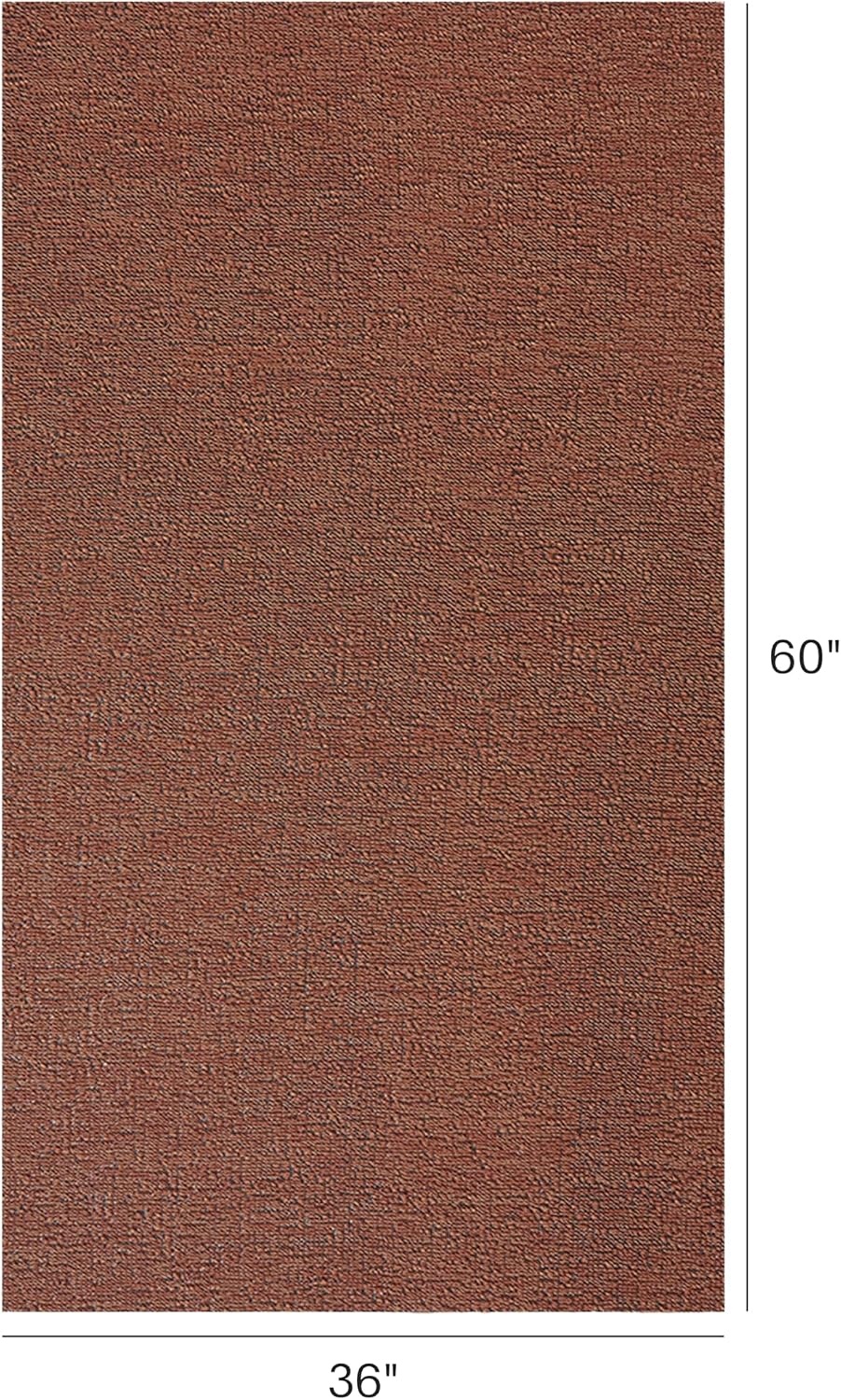 image:imageChilewich Martha By Martha Stewart Heathered Shag Floor MatBurnt Coral
