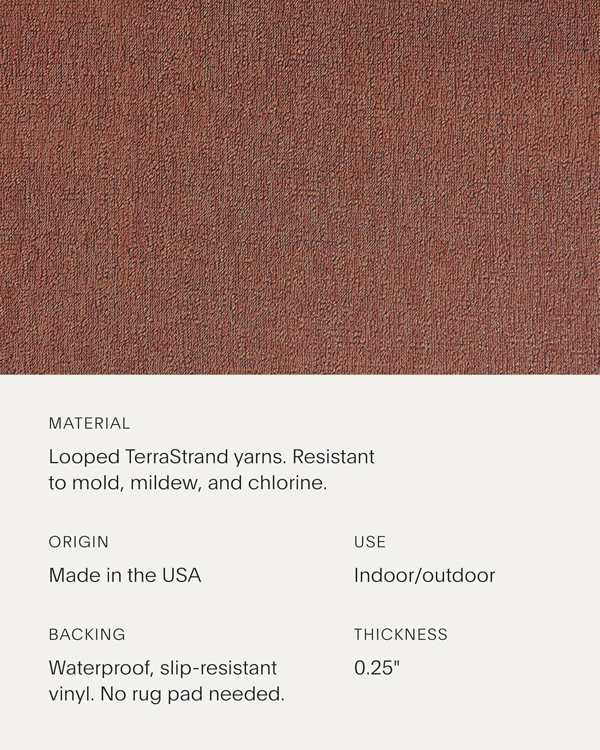 image:imageChilewich Martha By Martha Stewart Heathered Shag Floor MatBurnt Coral