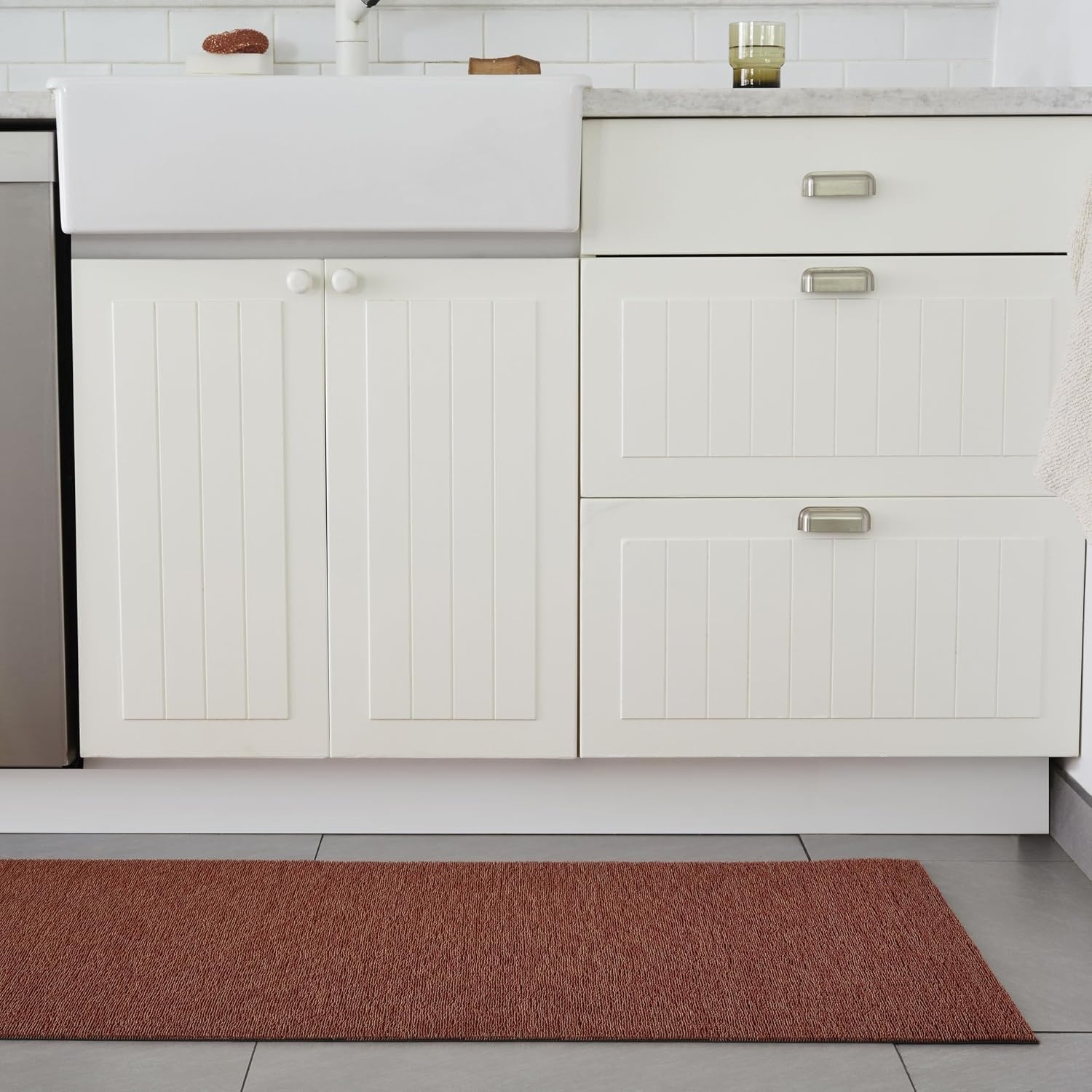 image:imageChilewich Martha By Martha Stewart Heathered Shag Floor MatBurnt Coral