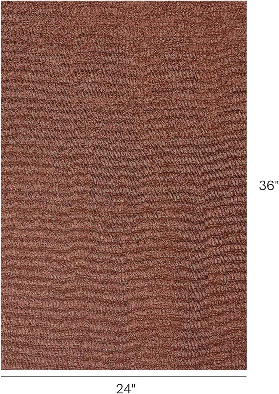 image:imageChilewich Martha By Martha Stewart Heathered Shag Floor MatBurnt Coral