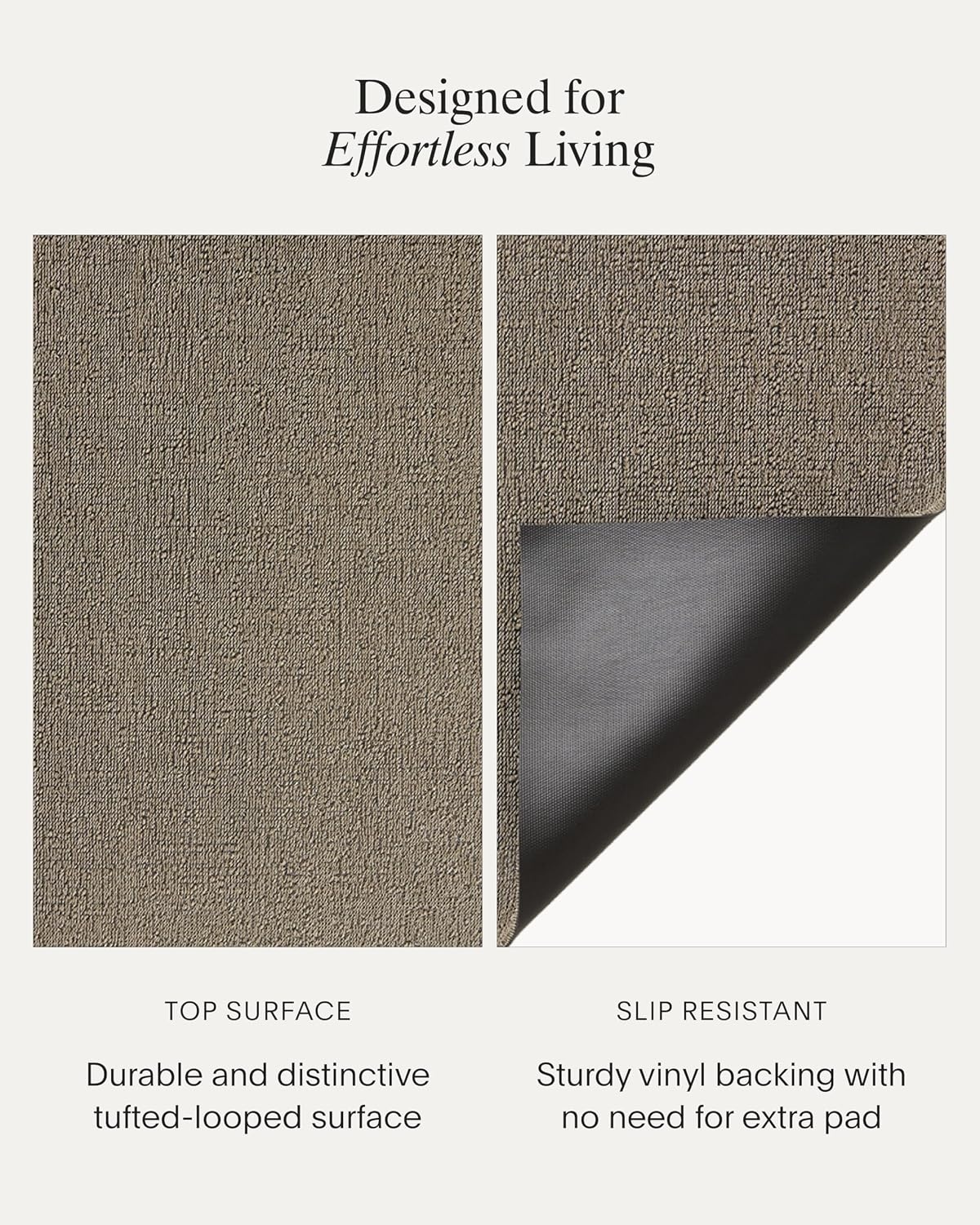 image:imageChilewich Martha By Martha Stewart Heathered Shag Floor MatFlax