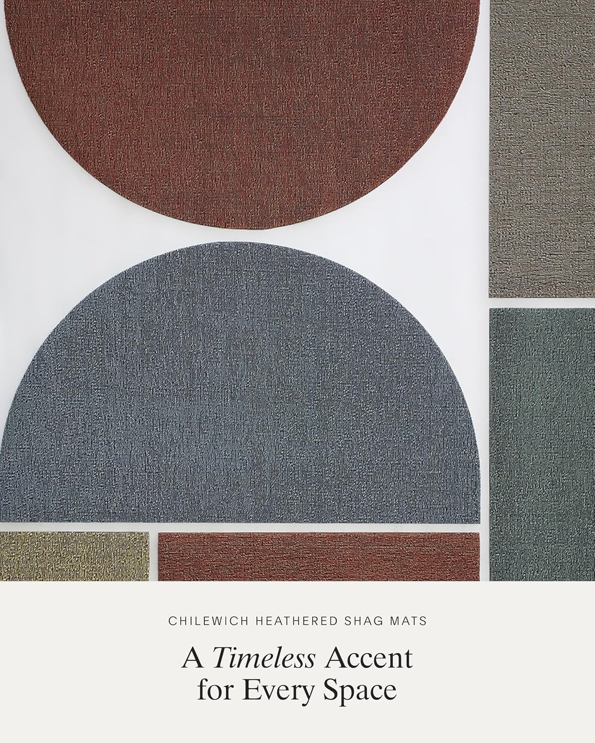 image:imageChilewich Martha By Martha Stewart Heathered Shag Floor MatFlax