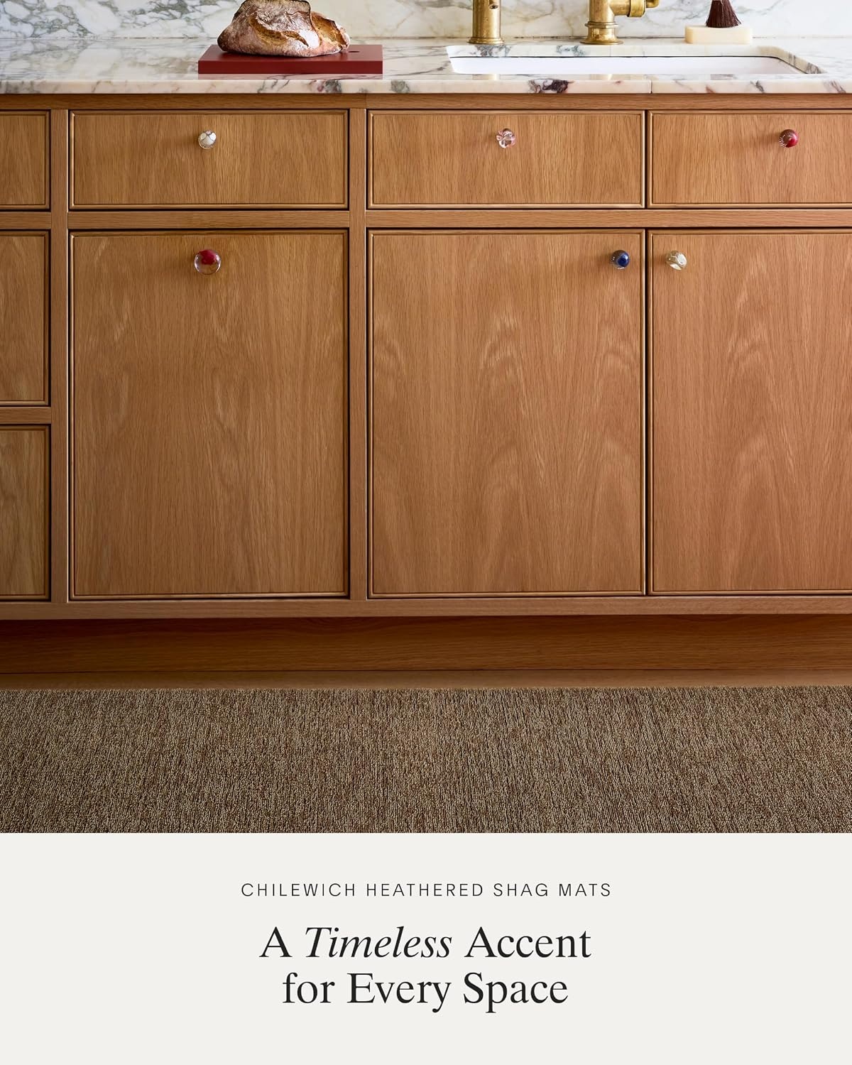 image:imageChilewich Martha By Martha Stewart Heathered Shag Floor MatTannin