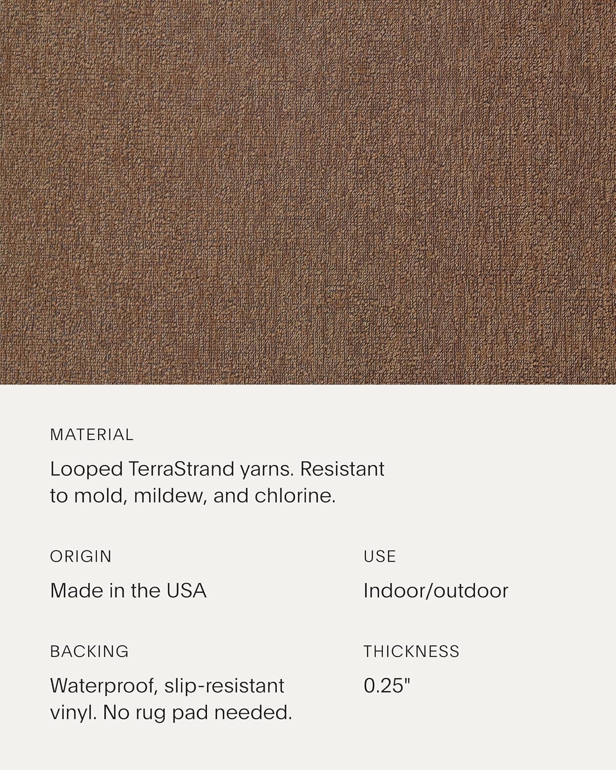 image:imageChilewich Martha By Martha Stewart Heathered Shag Floor MatTannin