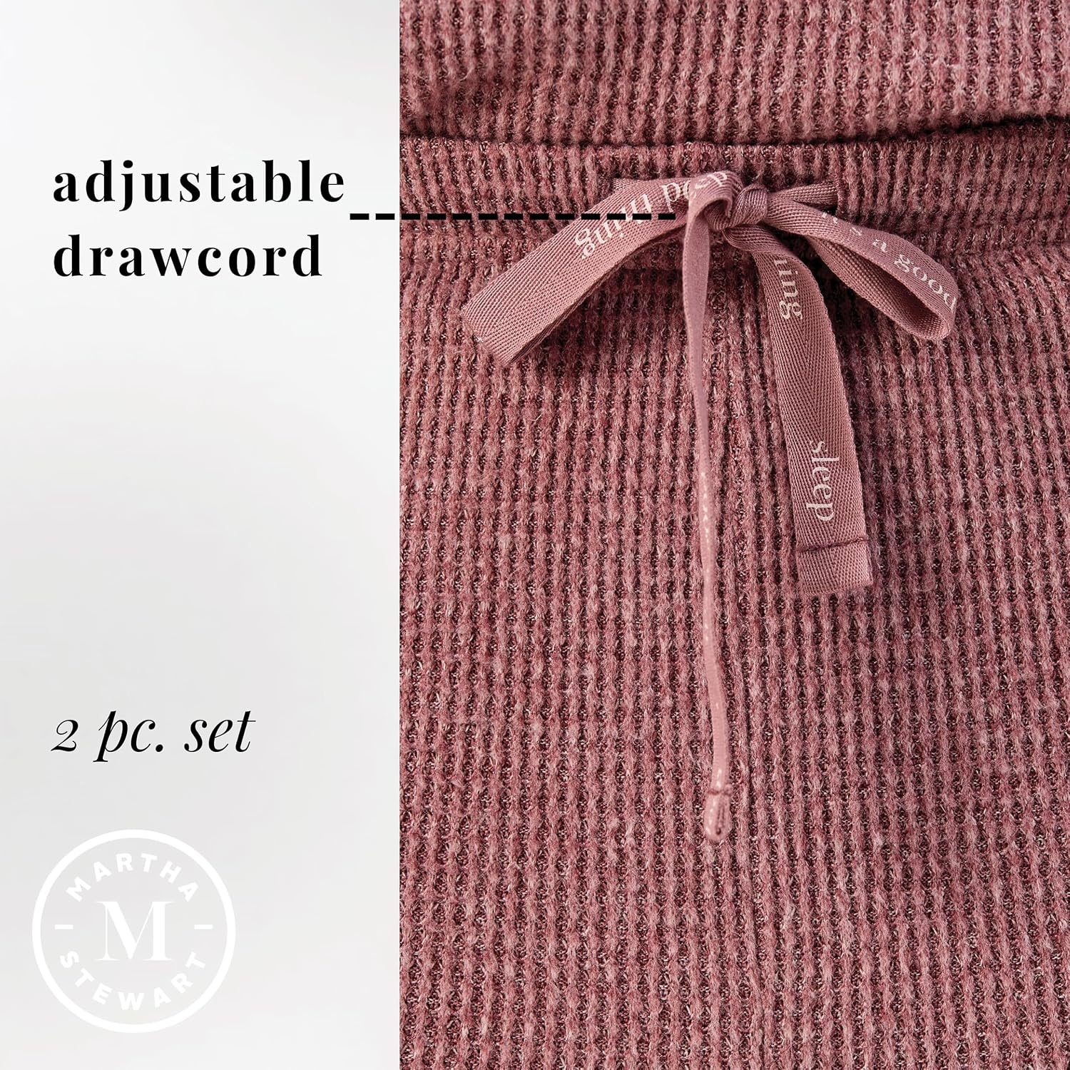 image:imageMartha Stewart Pajamas Womens 2 Piece PJ Sets Soft Luxury Loungewear for Home or GiftDusk Melange