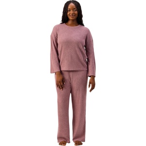 Martha Stewart Pajamas | Women’s 2 Piece PJ Sets | Soft, Luxury Loungewear for Home or Gift(Dusk Melange)