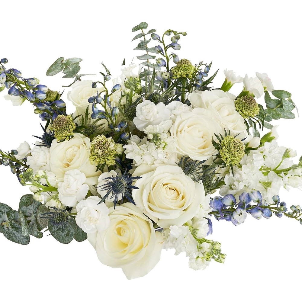image:imageMartha Stewart x UrbanStems Nimbus Blue amp White Rose Fresh Flowers Bouquet