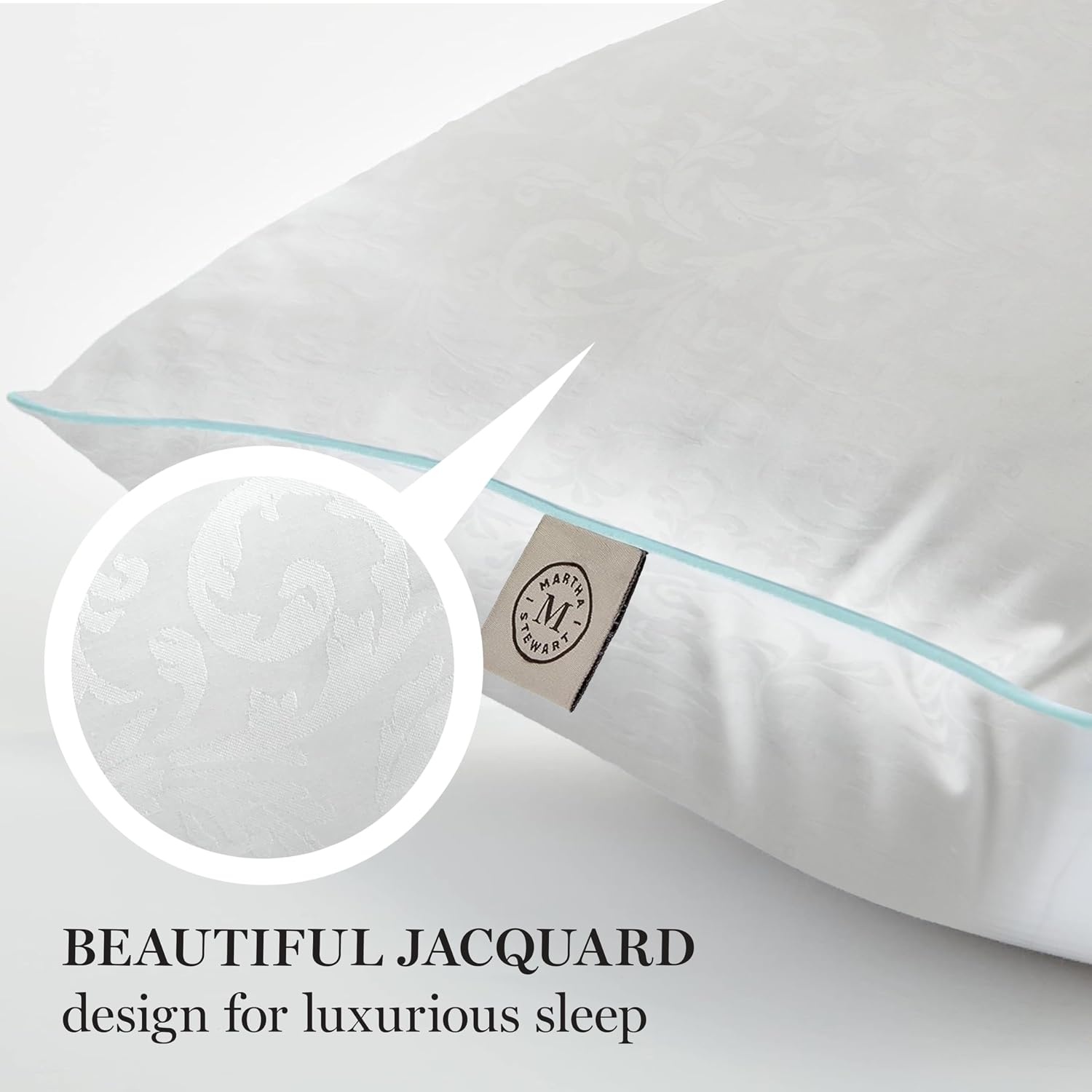 image:imageMartha Stewart Down Alternative Pillow StomachBackSide King 2Pack