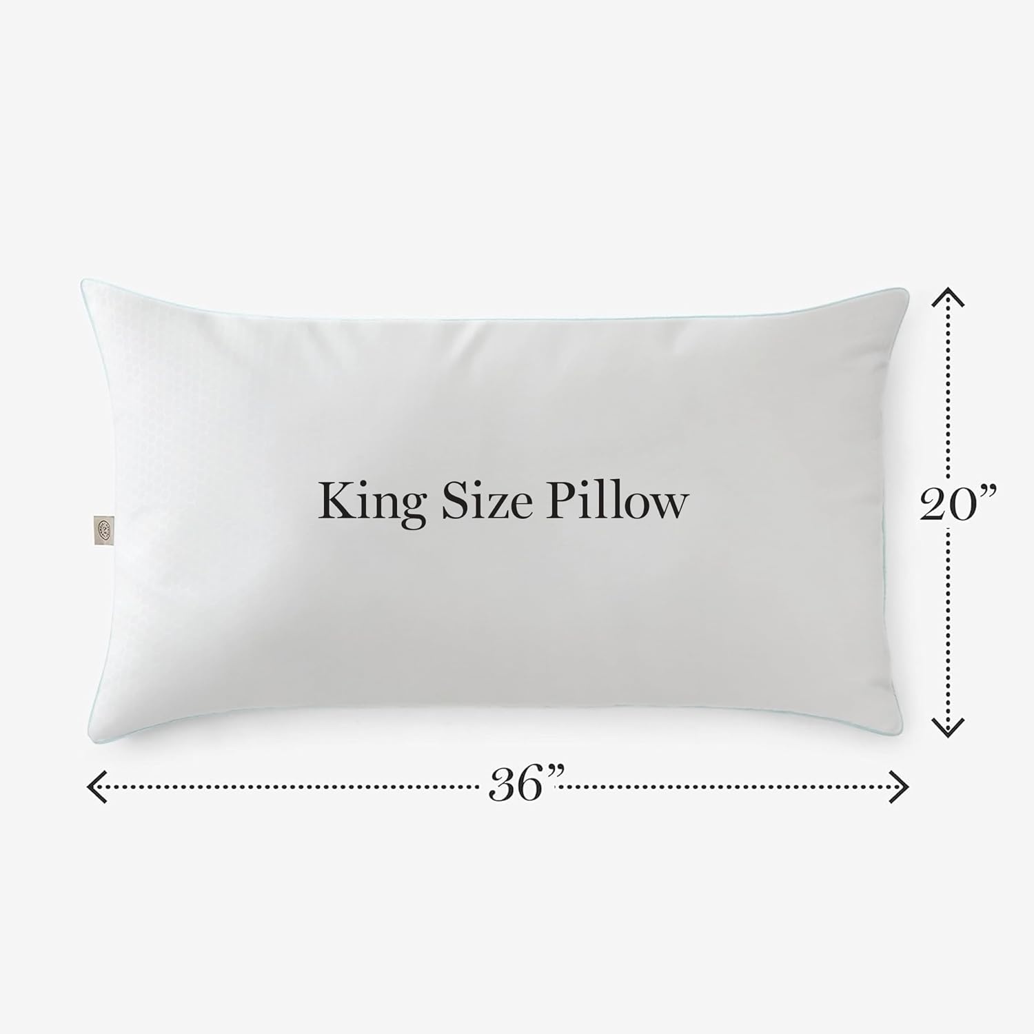 image:imageMartha Stewart Down Alternative Pillow StomachBackSide StdQueen 2PkWhite