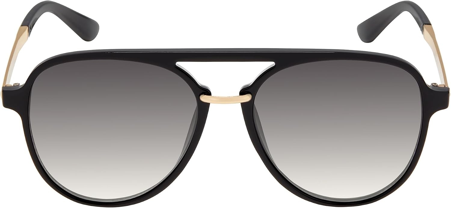 image:imageMartha Stewart Geometric Aviator SoftTeardrop Plastic Frame with a Sculpted Brow Bar Slim Metal Bridge