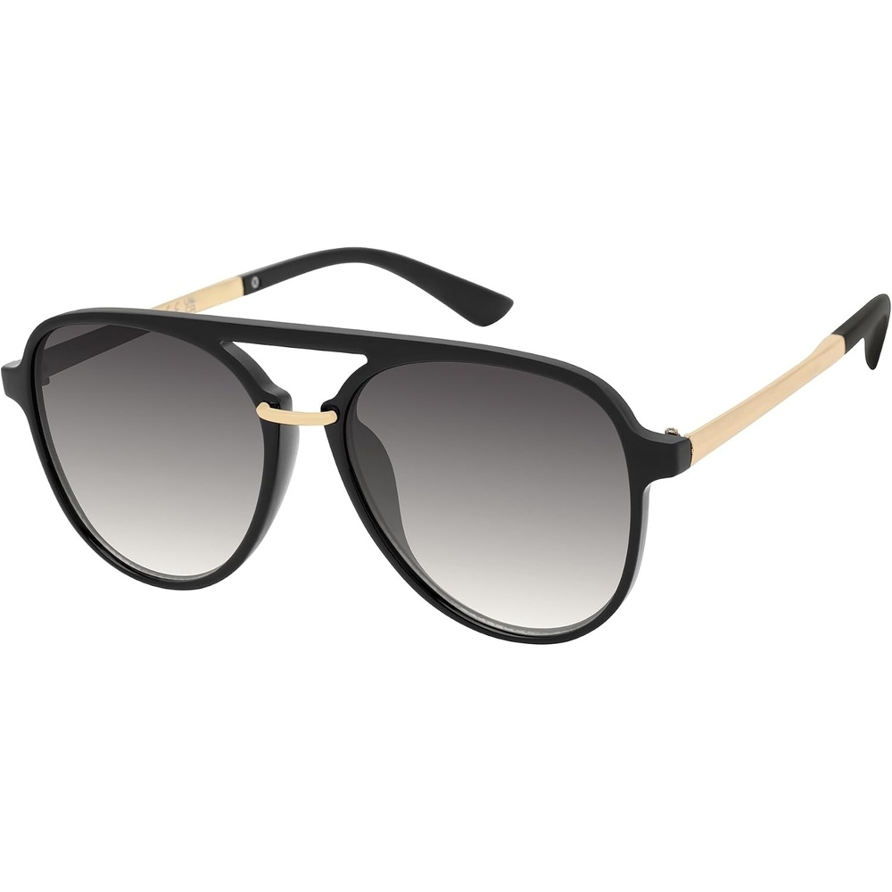 image:imageMartha Stewart Geometric Aviator SoftTeardrop Plastic Frame with a Sculpted Brow Bar Slim Metal Bridge