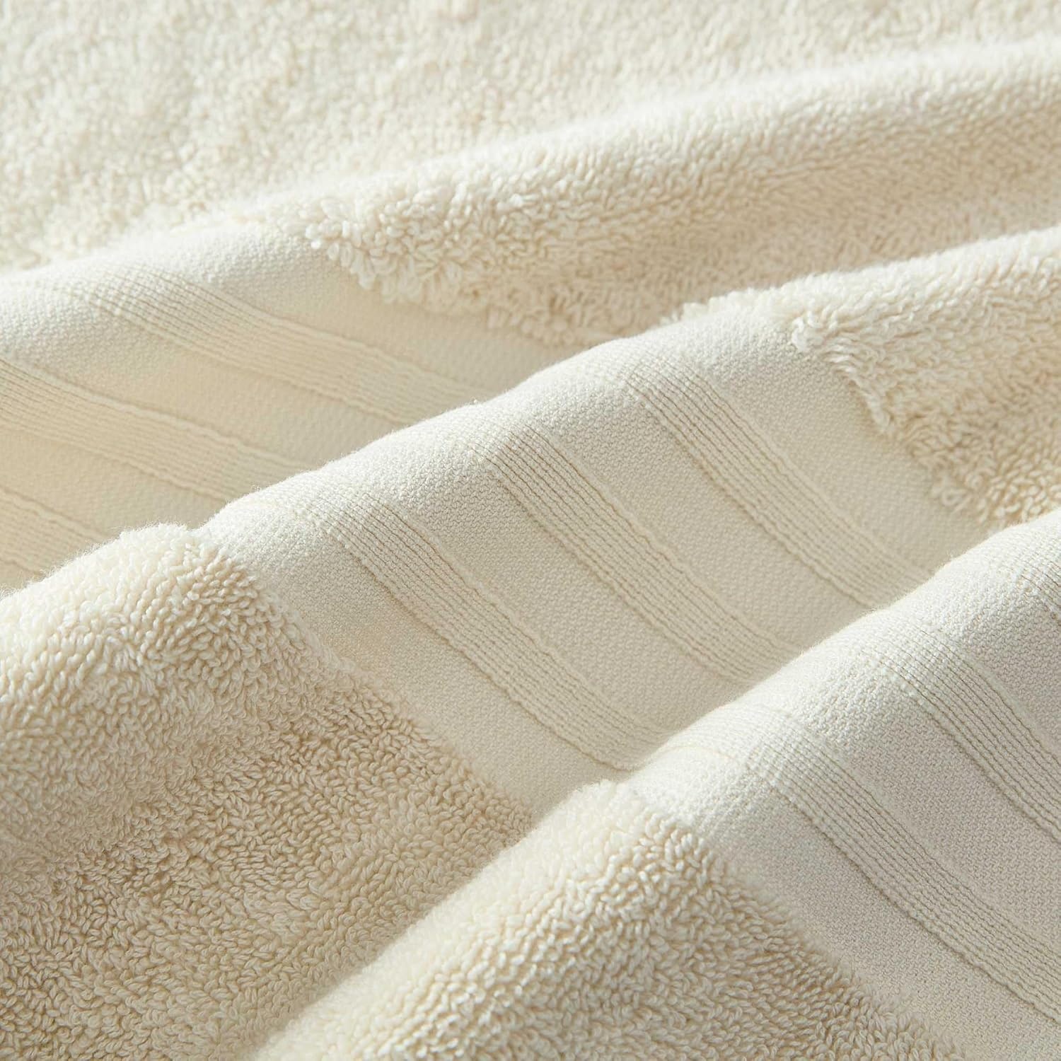 image:imageMartha Stewart Soft Cotton Washcloth Hand amp Bath Towel Set 6 PackSkyland Manor Beige