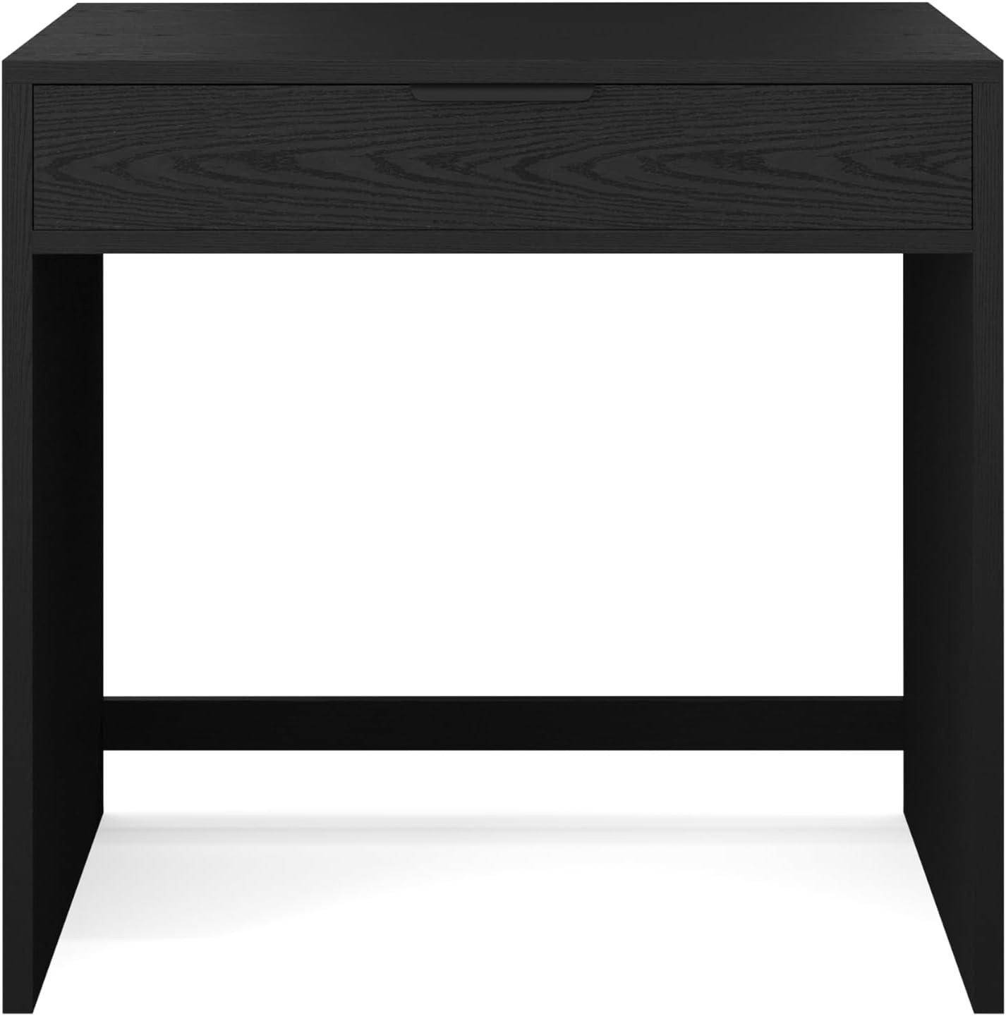 image:imageMartha Stewart Kayden Modular SingleDrawer Desk Light NaturalBlack FrameOil Rubbed Bronzed Hardware