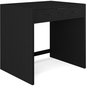 Martha Stewart Kayden Modular Single-Drawer Desk, Light Natural(Black Frame/Oil Rubbed Bronzed Hardware)