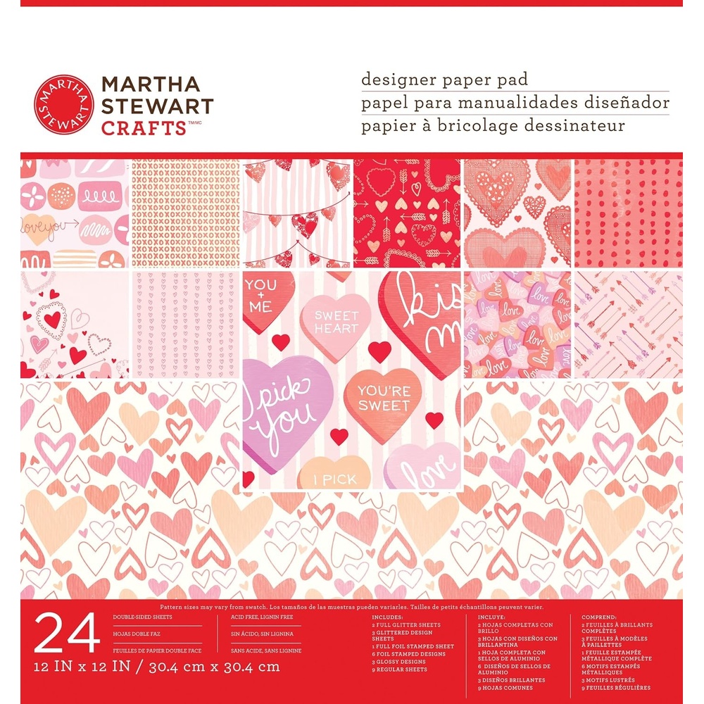 image:imageMartha Stewart Crafts Valentine Paper Pad